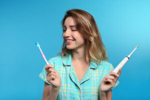 cleaning teeth electric toothbrushes castle hill